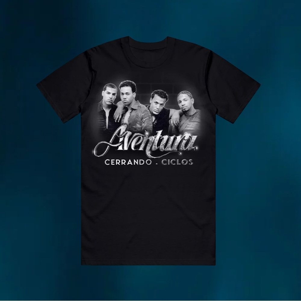 Aventura Cerrando Ciclos Tour Date Merch Tee Unisex Múltiple Sizes Avail. New